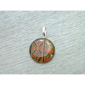 925 Sterling Silver Washi Paper Pendant